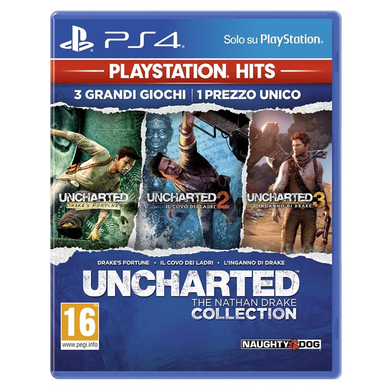 Uncharted Nathan Drake Collection PS4 Game PlayStation 4 Video Game Italian