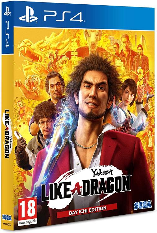 Yakuza Like A Dragon Day Ichi Edition PS4 Steelbook Italian Game New PAL