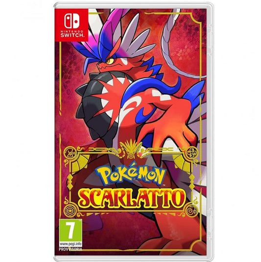 Pokemon Scarlet Nintendo Switch Video Game Italian New Sealed Pal