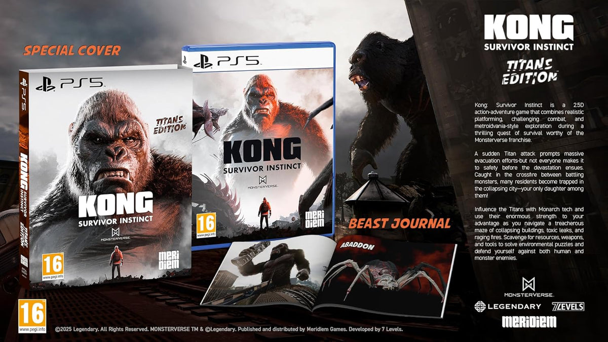 Kong: Survivor Instinct - Titans Edition Ps5 Videogioco EU Playstation 5 Nuovo