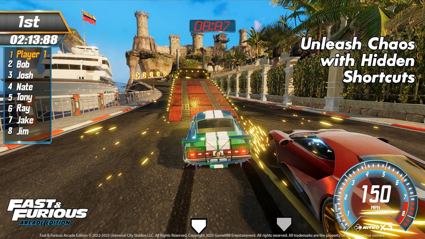 Fast & Furious Arcade Nintendo Switch Gioco Corse Italiano Nuovo Sigillato