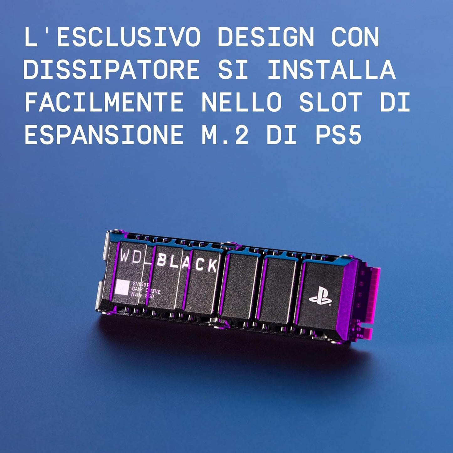 Western Digital WD-Black SN850P SSD M.2 PCIe NVMe Ufficiale PS5 - 1TB