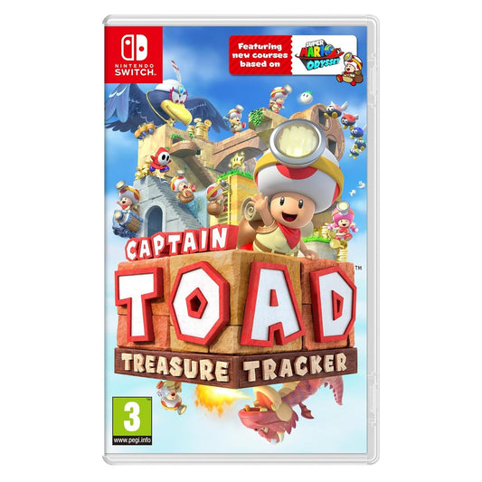 Captain Toad Treasure Tracker Nintendo Switch Video Game Cover Eu Multilingual (ITA)