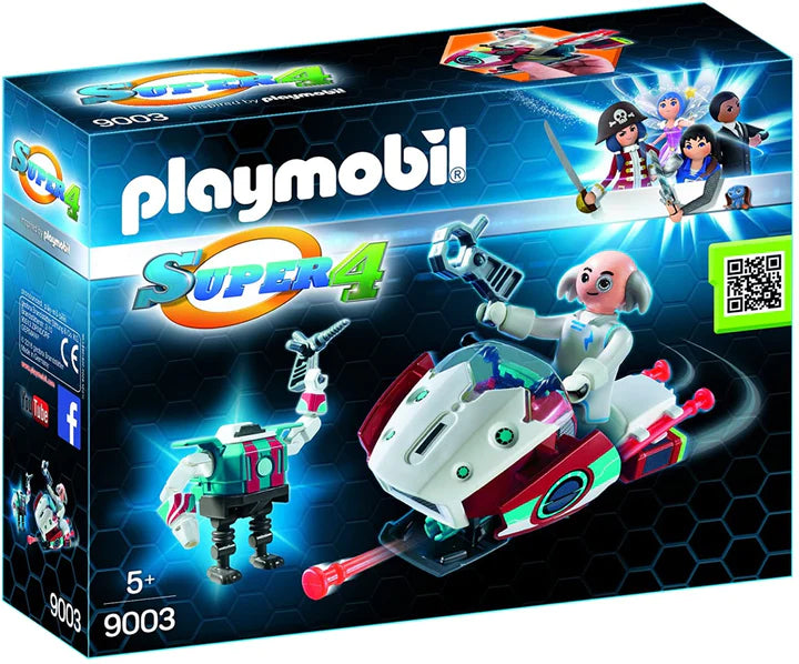 Playmobil 9003 - skyjet con dottor x e robot