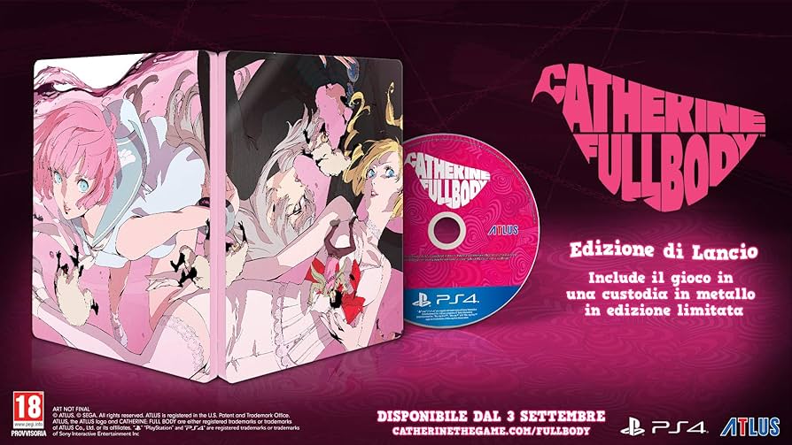 Catherine Fullbody Launch Edition PS4 Italian New Sealed Game