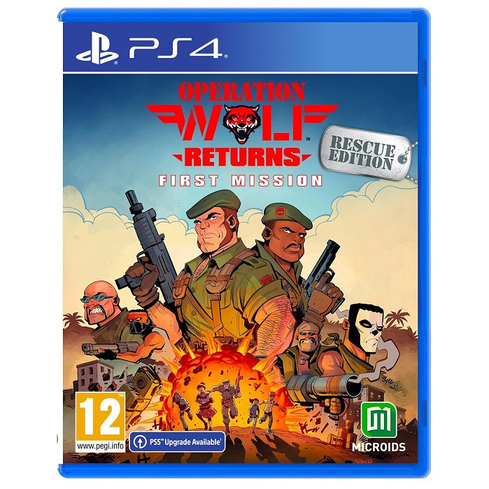 Operation Wolf Returns: First Mission PS4 Rescue Edition Italian PAL Game