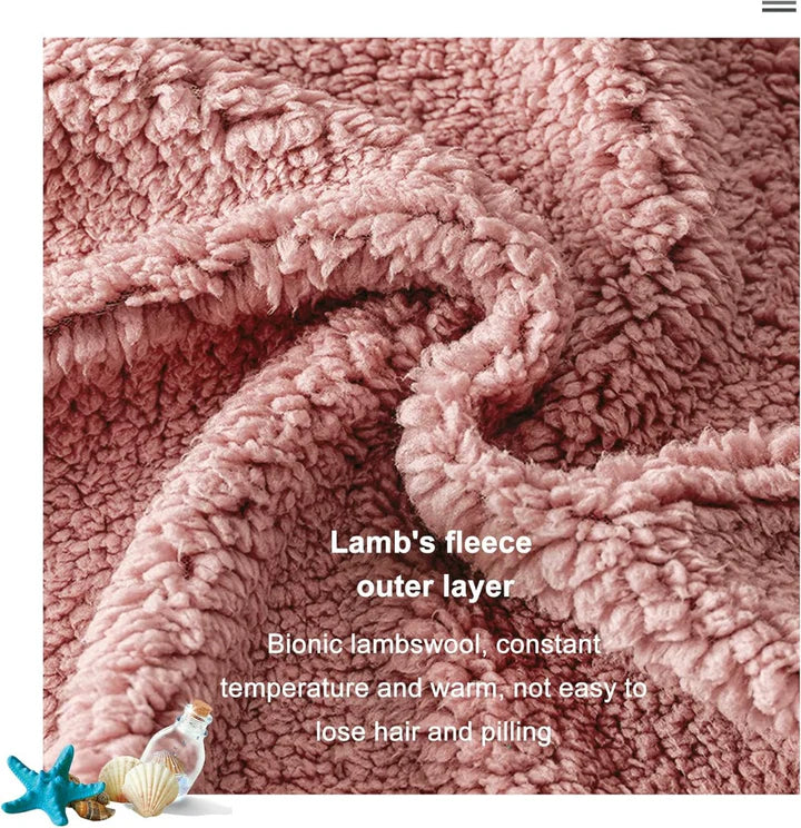 Coperta Teddy Bear Baby Blanket Fluffikins - Morbidezza e Calore per il Tuo Piccolo Rosa