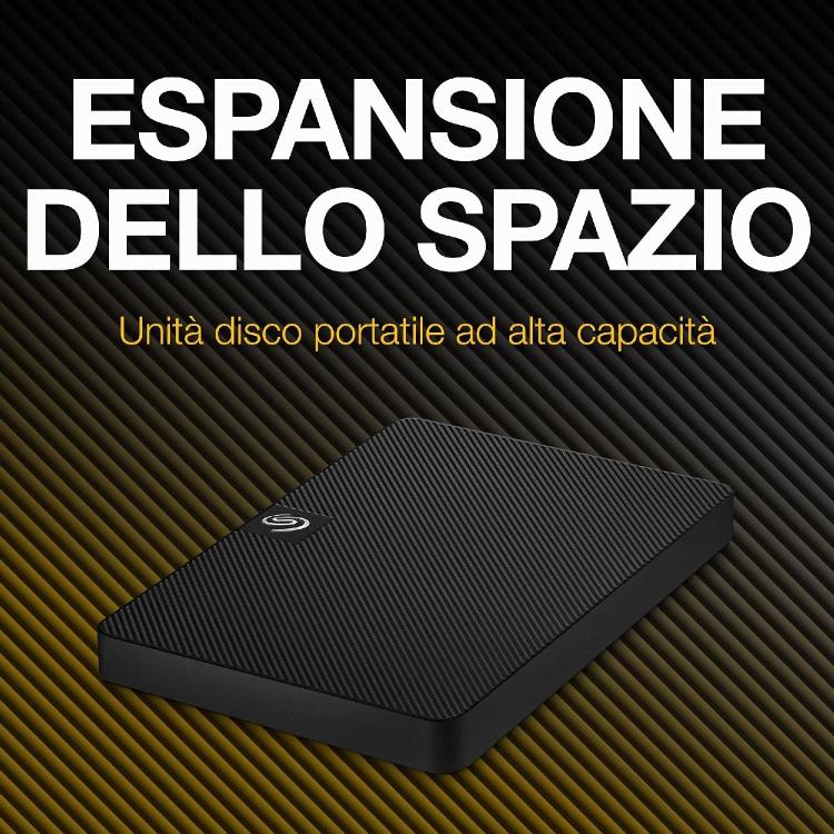 Seagate Expansion +Rescue External Hard Drive 1TB HDD Ext 2.5" PC PS4 Memory