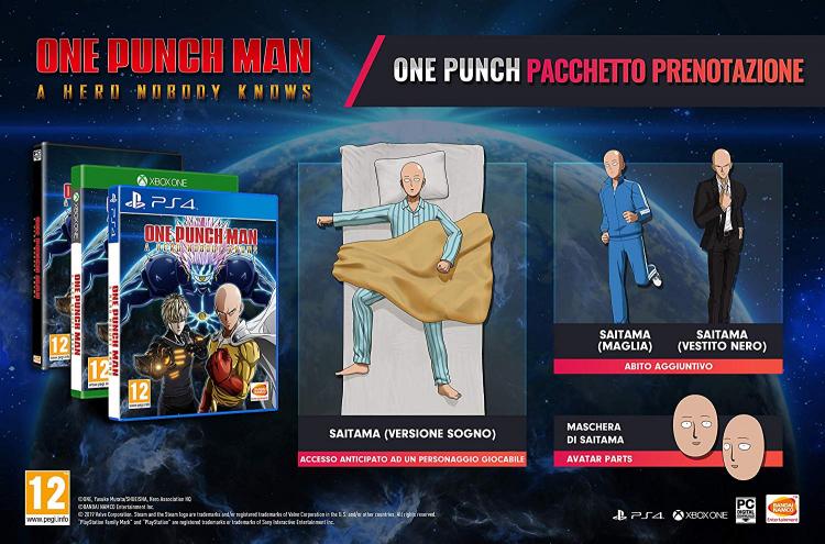 One Punch Man: A Hero Nobody Knows PS4 Italian Video Game Playstation 4 New