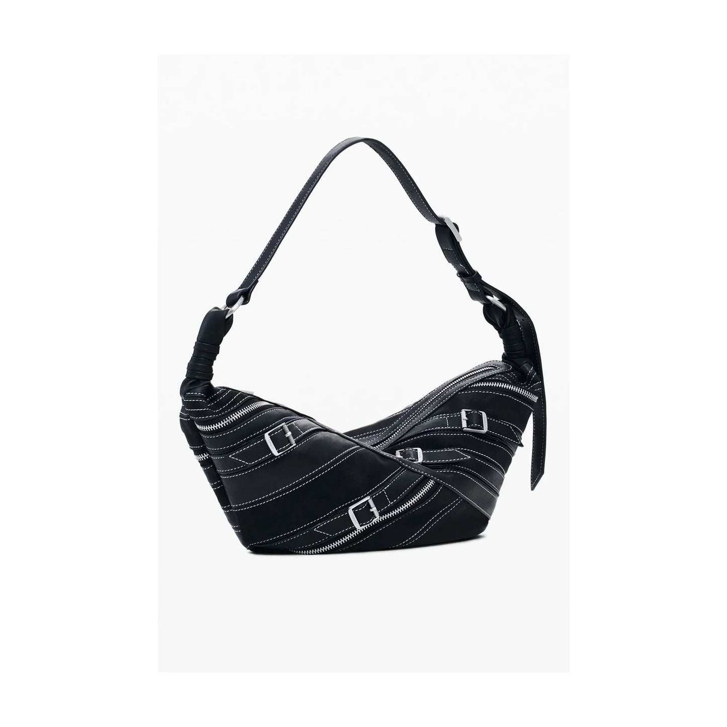 DESIGUAL Borsa Donna Nera a Spalla Fibonacci Munster 2.0