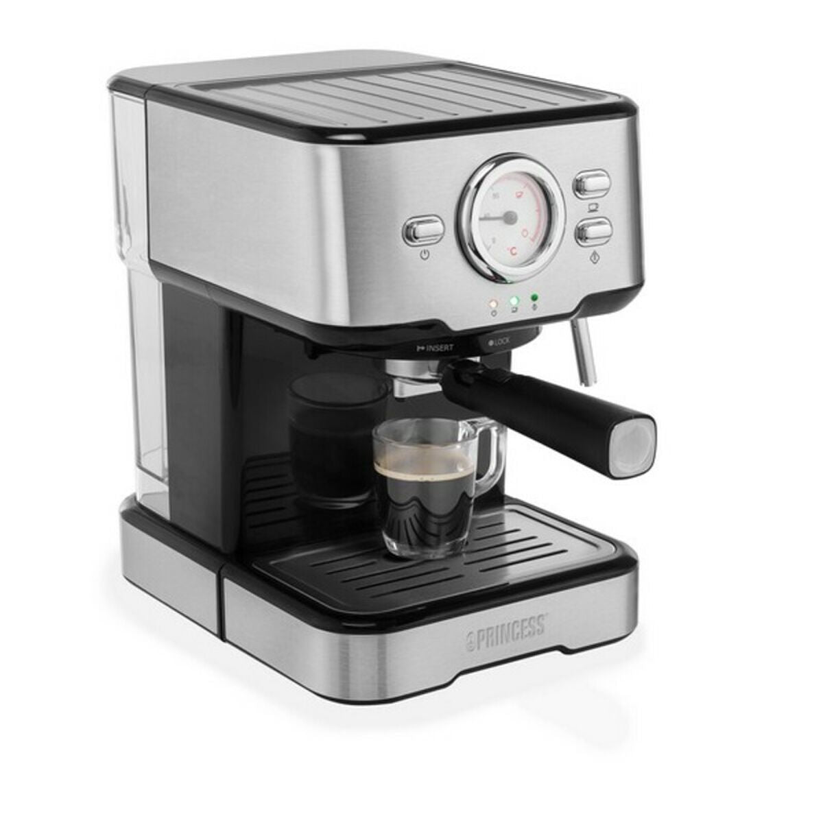 Caffettiera Express a Leva Princess 01.249412.01.001 1,5 L 1100W Acciaio 1,5 L