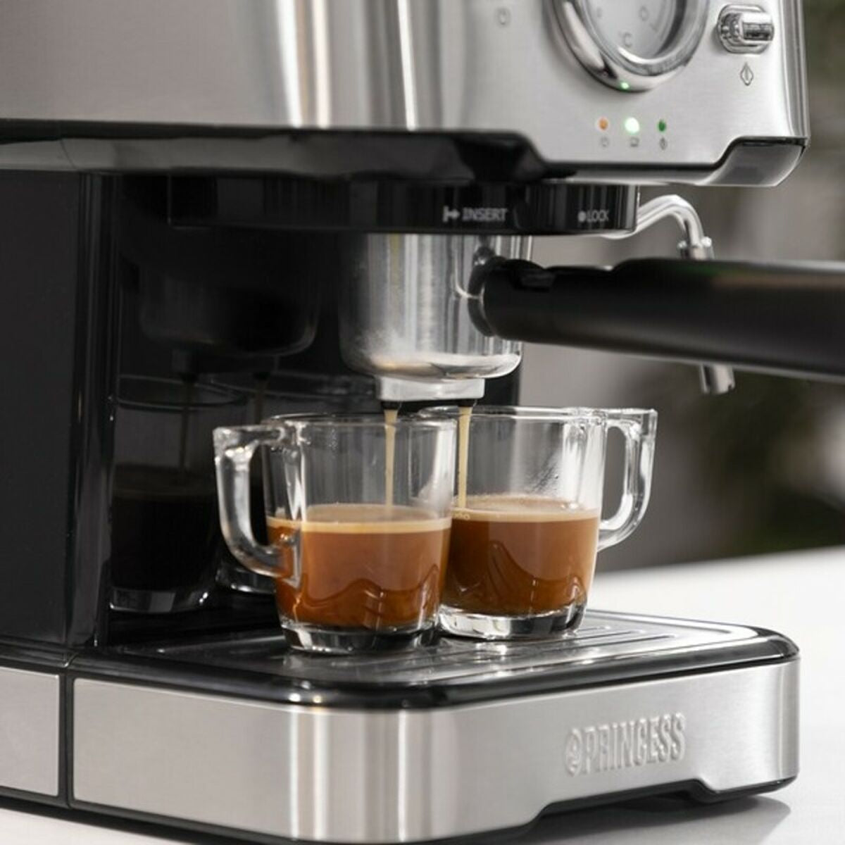 Caffettiera Express a Leva Princess 01.249412.01.001 1,5 L 1100W Acciaio 1,5 L