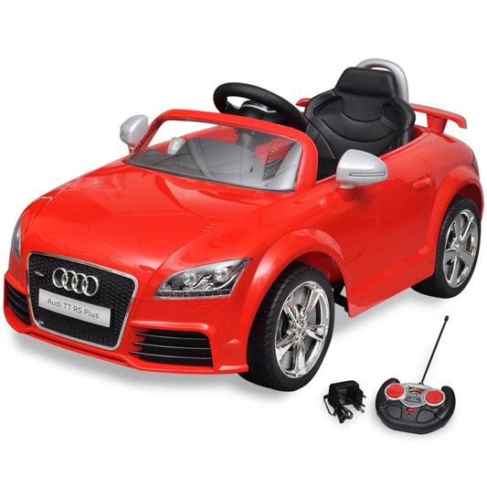 Audi TT RS Sit Car per bambini con telecomando rosso