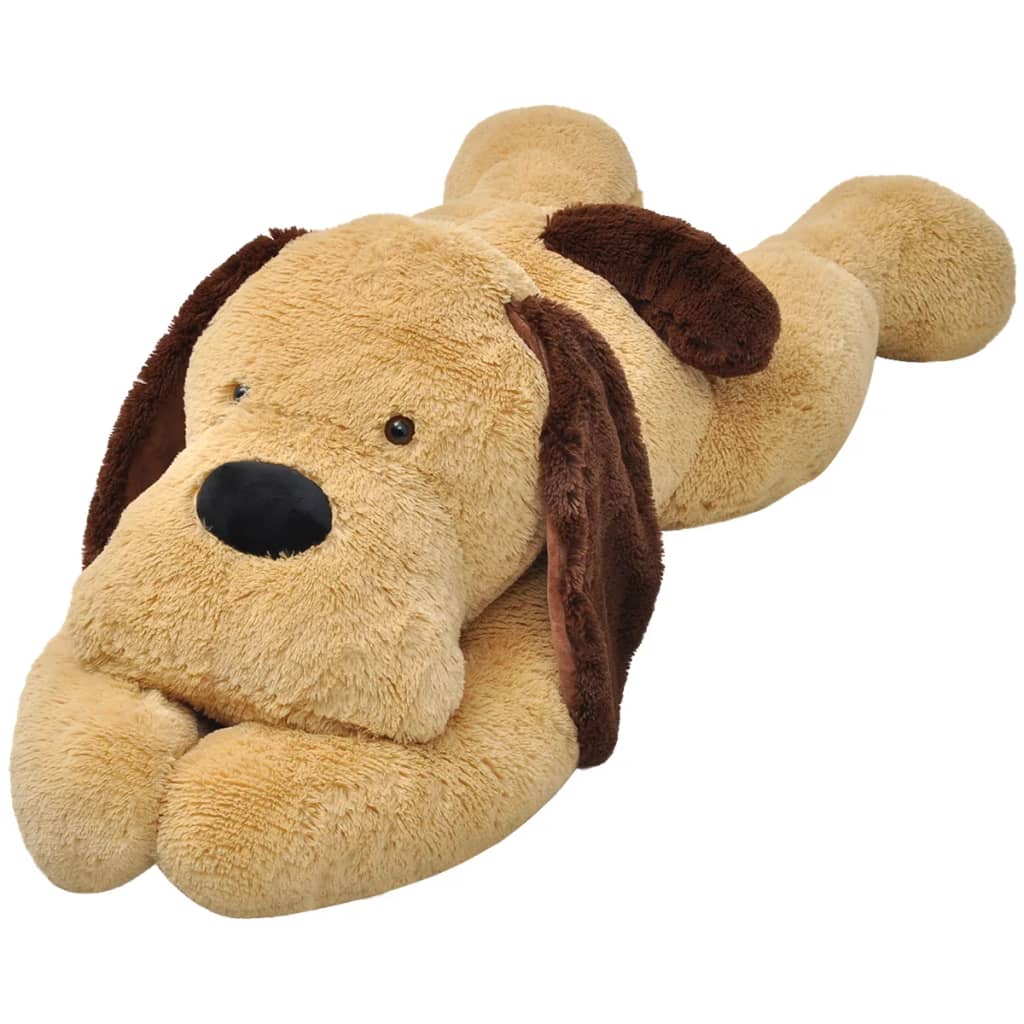 Cane Peluche Marrone 80 cm