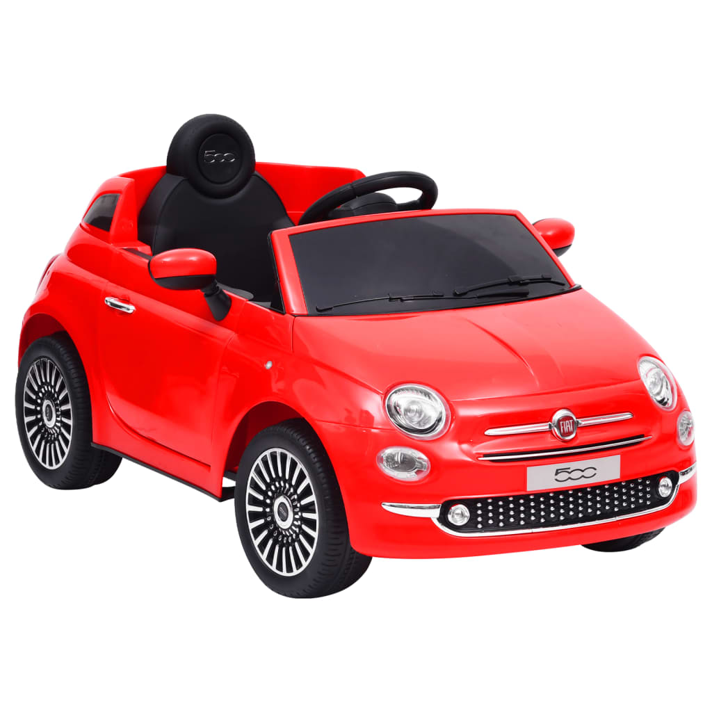 Auto elettrica per bambini Fiat 500 Rosso