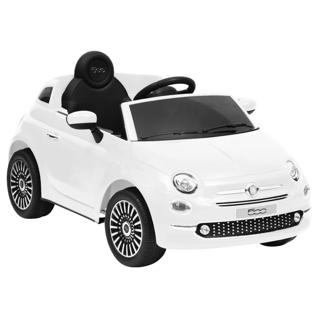 Auto elettrica per bambini Fiat 500 Bianco