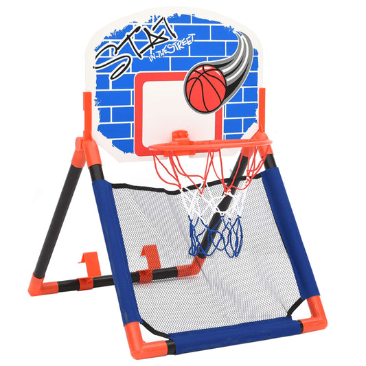 Set da basket per bambini multifunzionale da pavimento e da parete