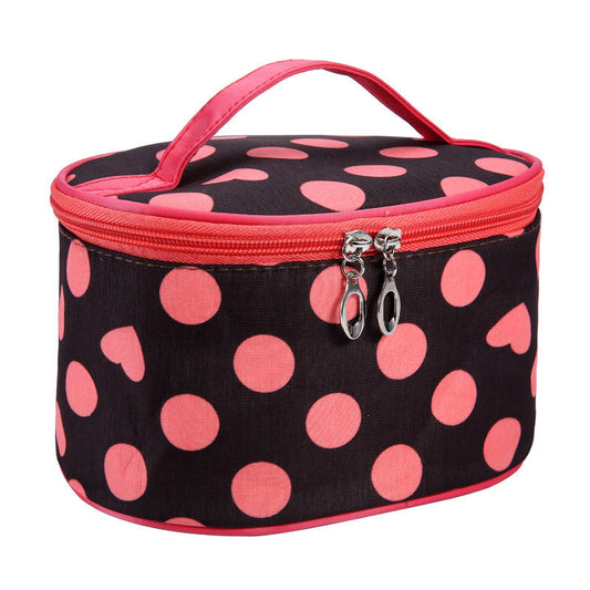 European And American Polka Dot Simple Cosmetic Bag