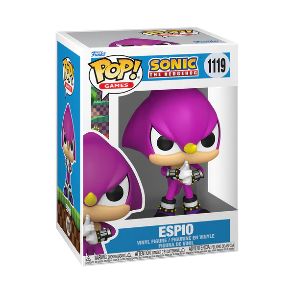 Funko Pop ! Games - Sonic (1119) Espio The Chameleon Vinyl Figure 9cm