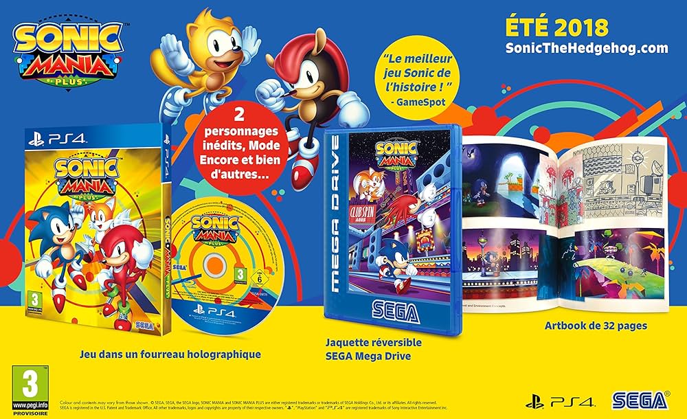 Sonic Mania Plus Nintendo Switch Videogioco Nuovo Italiano Sigillato
