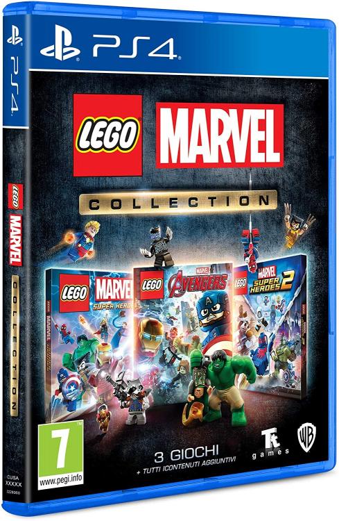 Lego Marvel Collection PS4 PlayStation 4 Game Italian Avengers Super Heroes