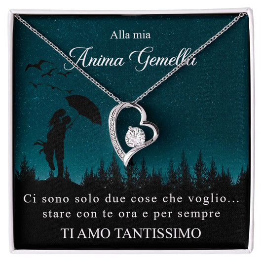 Collana Alla Mia Anima Gemella - Ti Amo tantissimo.