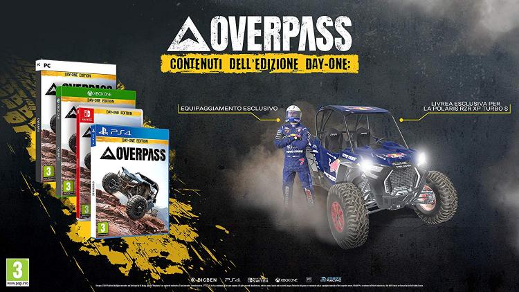 Overpass Day One Edition PS4 Italian Game Off-Road PlayStation 4 ATV UTV