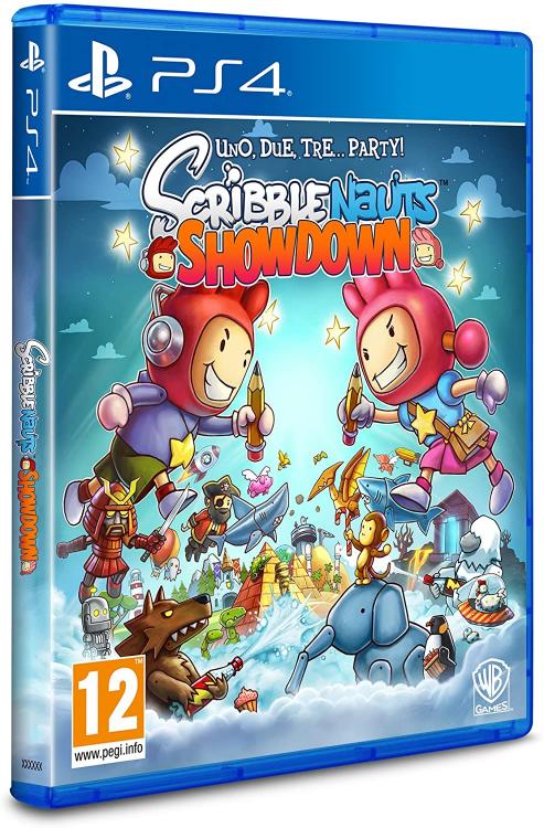 Scribblenauts Showdown PS4 Video Game Sony PlayStation 4 Italian Puzzle New