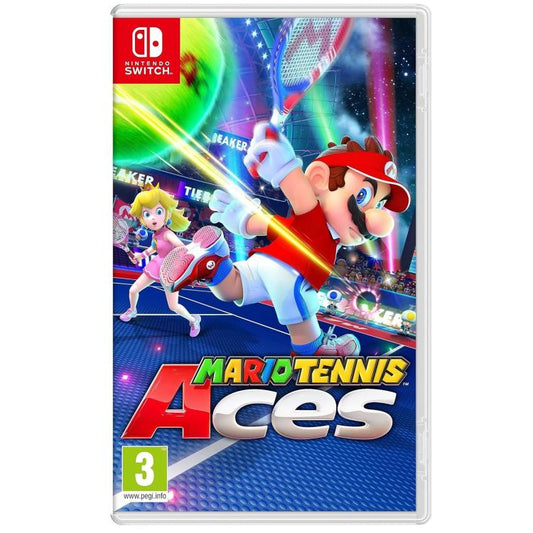 Mario Tennis Aces Nintendo Switch Videogioco Ufficiale Copertina Europa Nuovo