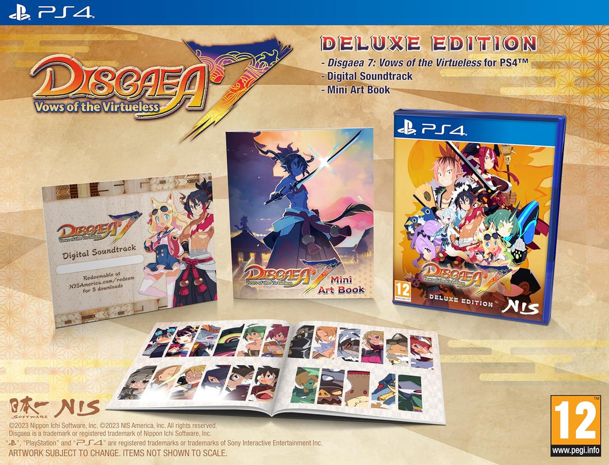 Disgaea 7: Vows of the Virtueless - Deluxe Edition PS4 PlayStation 4 Game New