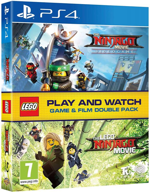 Lego The Ninjago Double Pack Video Game Ps4 + Marvel Movie Blu Ray New