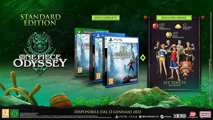 One Piece Odyssey PS4 Italian Game PlayStation 4 Video Game New Op Sealed