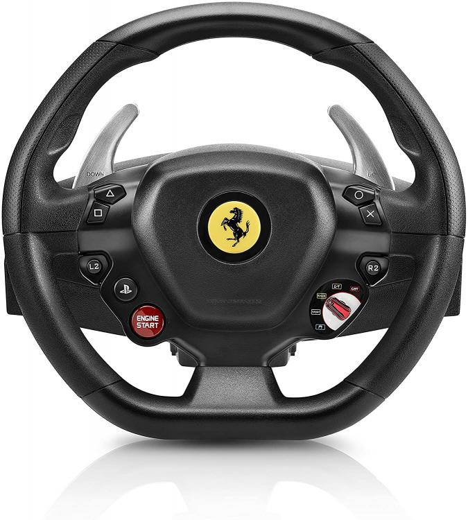Thrustmaster T80 Ferrari 488 GTB Edition Racing Wheel + Pedals PS5/PS4 PC New