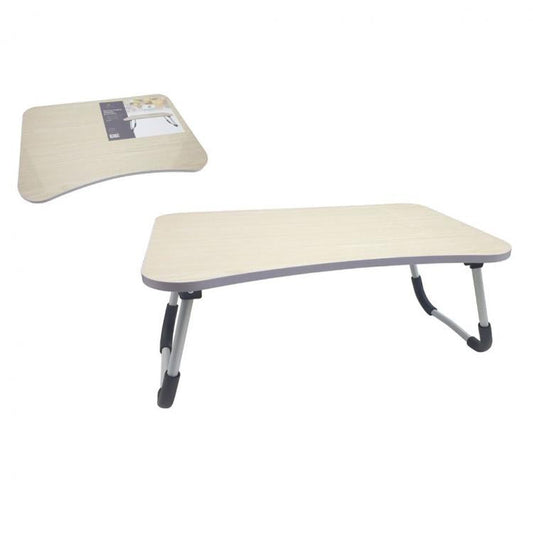 Tavolino Da Letto Pieghevole Vassoio Per Colazione Pc Notebook | Legno Naturale