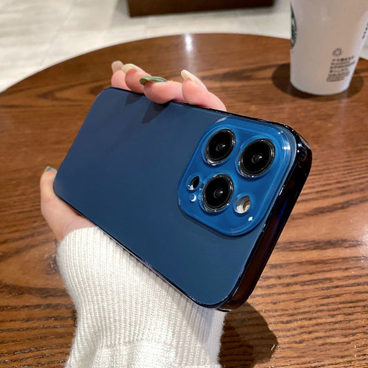 Electroplated Tpu Frosted Acrylic Phone Case