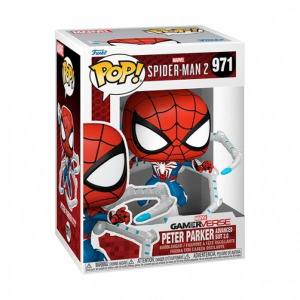Funko Pop ! Marvel -  Gameverse Spider-Man 2 (971) Peter Parker Suit Ps5 Game Figure