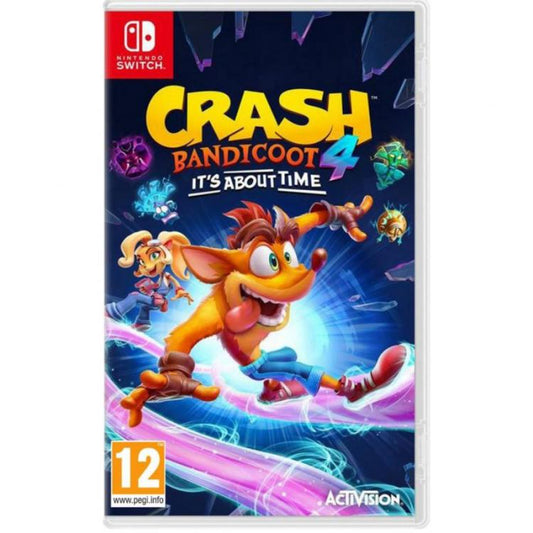Crash Bandicoot 4 - It's About Time Nintendo Switch Video Game Italian New