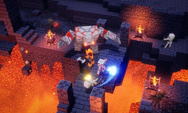 Minecraft Dungeons Ultimate Edition + Dlc Ps4 Italian Video Game New Game