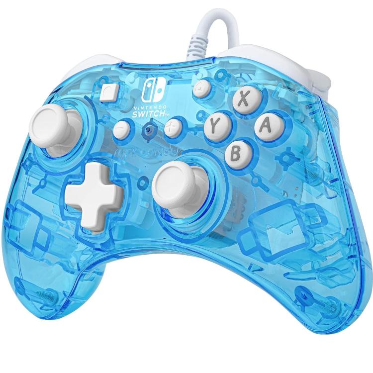 Pdp Mini Controller Ufficiale Nintendo Switch Wired Joystick Cavo Rock Candy Blu