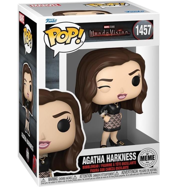 Funko Pop! Marvel Studios - Wanda Vision (1457) Agata Harkness "Meme" Figure 9Cm