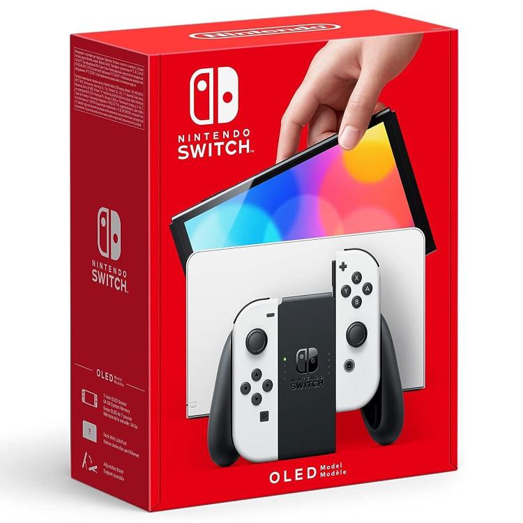 Nintendo Switch Oled White Console Bianca Edition Modello Ita 2 Anni Di Garanzia