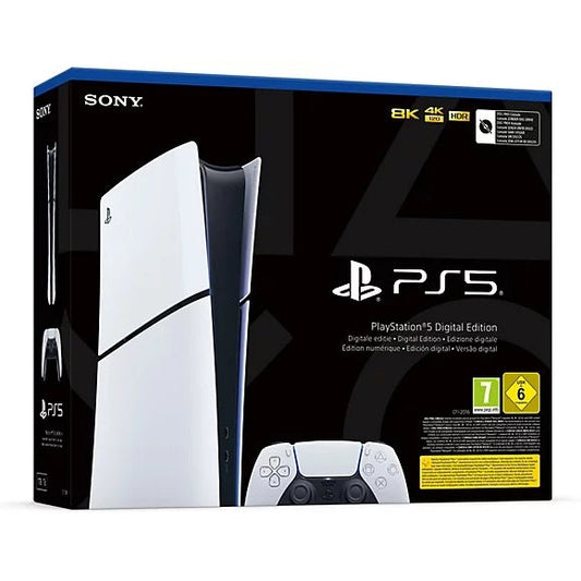 Sony Console Playstation 5 Digital Slim White 1Tb Digitale Ps5 Ssd Bianca Italia