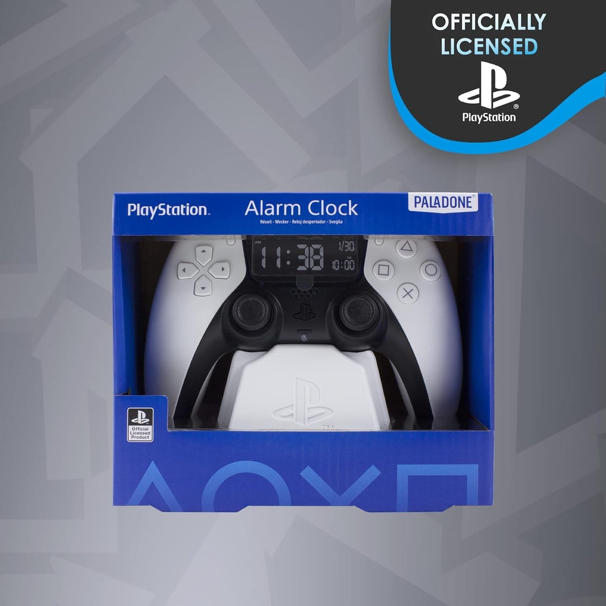 Paladone Sveglia Digitale Playstation Controller PS5 Pad Dualsense White Bianca