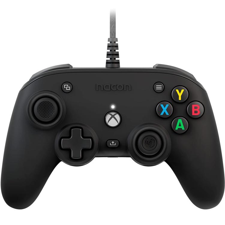 Nacon Pro Compact Controller Xbox Serie X|S One Pc Programmabile Sound Nero Blk
