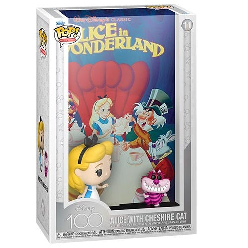 Funko Pop! Movie Posters Disney 100Th Anniversary (11)Alice W/Gatto Del Cheshire