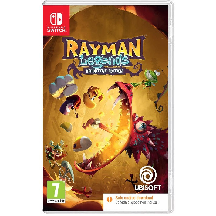 Rayman Legends Definitive Edition Nintendo Switch Videogioco Code In The Box Ita