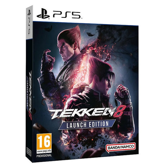 Tekken 8 Launch Edition D1 PS5 PlayStation 5 Game Italian + Metal Plate New