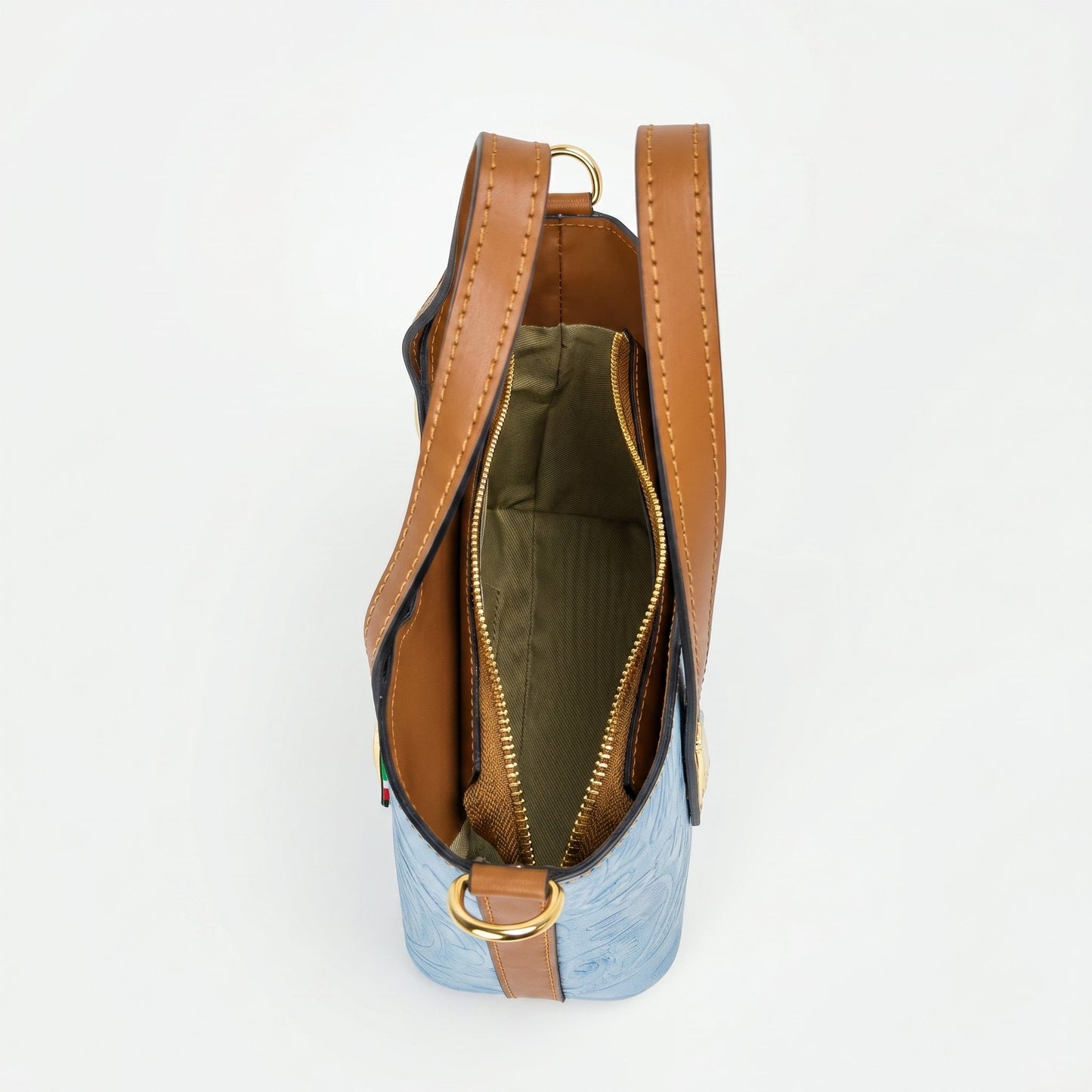 Ark Borsa a Tracolla in Vera Pelle con Design Minimalista