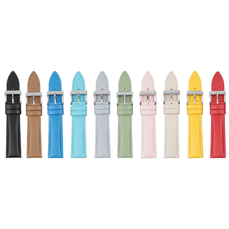 Cinturini PELLE IMBOTTITA di qualità per Omega x Swatch