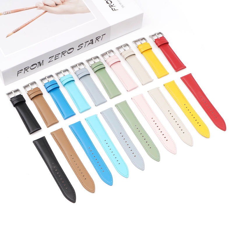 Cinturini PELLE IMBOTTITA di qualità per Omega x Swatch